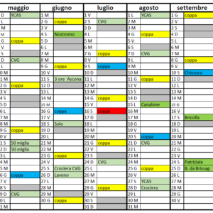 Calendario 2022